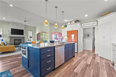 This stunning reverse 1.5 story offers 4 spacious bedrooms, 3 on The Deuce At the National Golf Club of Kansas City in Missouri - for sale on GolfHomes.com, golf home, golf lot