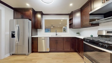 Experience refined living in this elegantly completely renovated on Oronoque Country Club in Connecticut - for sale on GolfHomes.com, golf home, golf lot