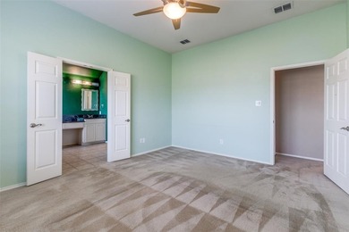 HUGE BACKYARD ON THE GOLF COURSE! Beautiful wood and rod iron on Jim Boggs in Texas - for sale on GolfHomes.com, golf home, golf lot