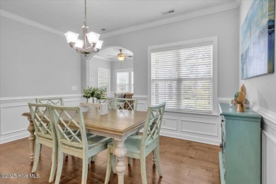 This two-story coastal craftsman style house is a rare on Beau Rivage Golf and Resort in North Carolina - for sale on GolfHomes.com, golf home, golf lot
