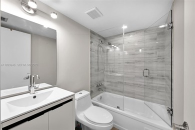 Discover refined living in this fully renovated 2-bedroom on Pembroke Lakes Golf Club in Florida - for sale on GolfHomes.com, golf home, golf lot