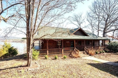 LAKEFRONT! Custom built in 2005, this beautiful log home is your on  in Arkansas - for sale on GolfHomes.com, golf home, golf lot