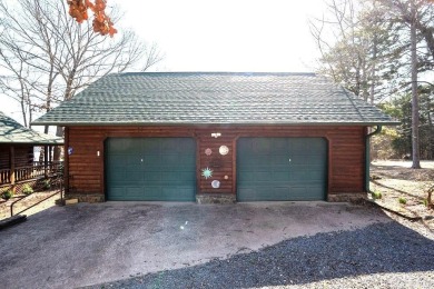 LAKEFRONT! Custom built in 2005, this beautiful log home is your on  in Arkansas - for sale on GolfHomes.com, golf home, golf lot