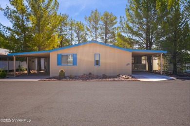 Lovely home, new outside paint, Large screened in AZ room 12x24 on Pine Shadows Golf Course in Arizona - for sale on GolfHomes.com, golf home, golf lot
