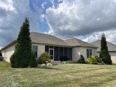 This home overlooks the golf course in highly desired Cambridge on Cambridge Golf Club in Indiana - for sale on GolfHomes.com, golf home, golf lot