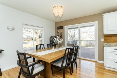 Spacious split-level home featuring 5 bedrooms and 2 bathrooms on Dodge Country Club in Minnesota - for sale on GolfHomes.com, golf home, golf lot