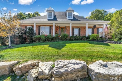 Custom ranch adjacent to the driving range in the Legends! on Country Club at the Legends in Missouri - for sale on GolfHomes.com, golf home, golf lot