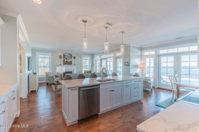 This stunning home sits on the banks of the Albemarle Sound at on Occano Golf Course in North Carolina - for sale on GolfHomes.com, golf home, golf lot