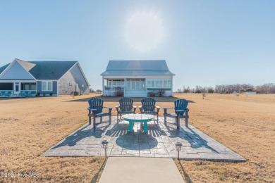 This stunning home sits on the banks of the Albemarle Sound at on Occano Golf Course in North Carolina - for sale on GolfHomes.com, golf home, golf lot