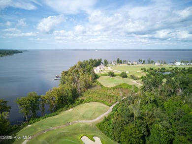 This stunning home sits on the banks of the Albemarle Sound at on Occano Golf Course in North Carolina - for sale on GolfHomes.com, golf home, golf lot