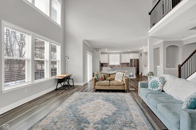 This 5 bedroom, 4.5 bathroom, 5400+ square foot single family on Pebble Brook Golf Course - North in Indiana - for sale on GolfHomes.com, golf home, golf lot