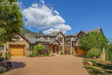 Mountains and nature harmonize with this custom home set in the on The Broadmoor Golf Club Mountain Course in Colorado - for sale on GolfHomes.com, golf home, golf lot