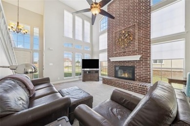 Beautiful 4-bedroom home with 2 versatile flex rooms, currently on Bailey Ranch Golf Club in Oklahoma - for sale on GolfHomes.com, golf home, golf lot