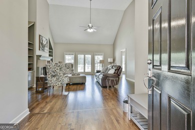 Enjoy the golf course views from this beautifully updated 4bd/3 on Canongate On White Oak Golf Course in Georgia - for sale on GolfHomes.com, golf home, golf lot