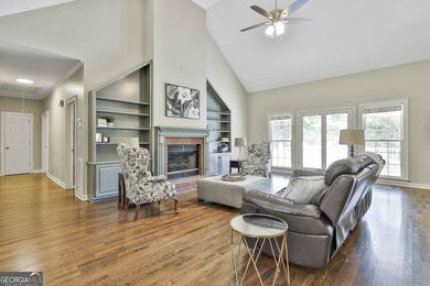 Enjoy the golf course views from this beautifully updated 4bd/3 on Canongate On White Oak Golf Course in Georgia - for sale on GolfHomes.com, golf home, golf lot