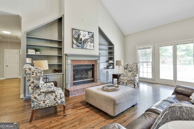 Enjoy the golf course views from this beautifully updated 4bd/3 on Canongate On White Oak Golf Course in Georgia - for sale on GolfHomes.com, golf home, golf lot