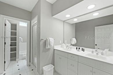 This coastal-chic golf cottage is one of the most requested on Berkeley Hall Golf Club in South Carolina - for sale on GolfHomes.com, golf home, golf lot