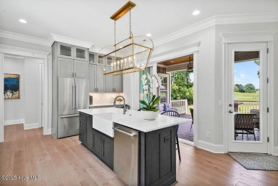 This recently completed Landfall residence perfectly captures on Country Club of Landfall in North Carolina - for sale on GolfHomes.com, golf home, golf lot