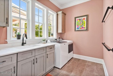 This recently completed Landfall residence perfectly captures on Country Club of Landfall in North Carolina - for sale on GolfHomes.com, golf home, golf lot