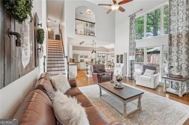 Welcome to 504 West Green Court-an exquisitely  renovated home on Towne Lake Hills Golf Club in Georgia - for sale on GolfHomes.com, golf home, golf lot