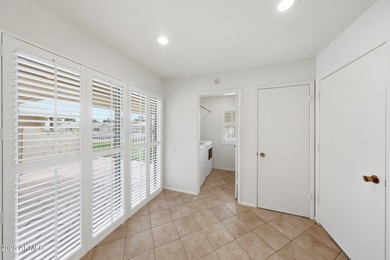 Beautiful golf course view. Charming Gemini home on the Sun City on Sun City Country Club in Arizona - for sale on GolfHomes.com, golf home, golf lot