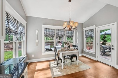 Welcome to 504 West Green Court-an exquisitely  renovated home on Towne Lake Hills Golf Club in Georgia - for sale on GolfHomes.com, golf home, golf lot