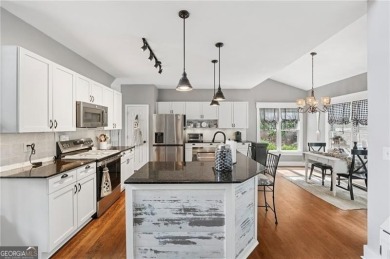 Welcome to 504 West Green Court-an exquisitely  renovated home on Towne Lake Hills Golf Club in Georgia - for sale on GolfHomes.com, golf home, golf lot