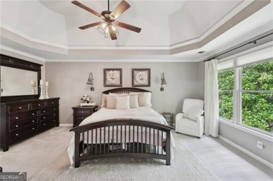 Welcome to 504 West Green Court-an exquisitely  renovated home on Towne Lake Hills Golf Club in Georgia - for sale on GolfHomes.com, golf home, golf lot