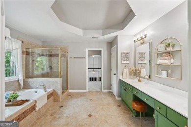Welcome to 504 West Green Court-an exquisitely  renovated home on Towne Lake Hills Golf Club in Georgia - for sale on GolfHomes.com, golf home, golf lot