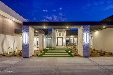 Modern luxury meets effortless desert living in this striking on London Bridge Golf Course in Arizona - for sale on GolfHomes.com, golf home, golf lot