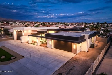 Modern luxury meets effortless desert living in this striking on London Bridge Golf Course in Arizona - for sale on GolfHomes.com, golf home, golf lot