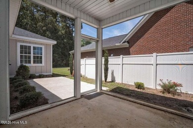 Step into easy one-level living in this 2023 carriage-style home on The Golf Club At Rocky Mount in North Carolina - for sale on GolfHomes.com, golf home, golf lot