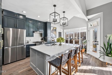 Wake up to breathtaking panoramic lake views from this on River Golf and Country Club at Lake Royale in North Carolina - for sale on GolfHomes.com, golf home, golf lot