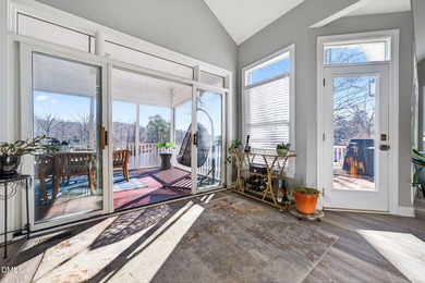 Wake up to breathtaking panoramic lake views from this on River Golf and Country Club at Lake Royale in North Carolina - for sale on GolfHomes.com, golf home, golf lot