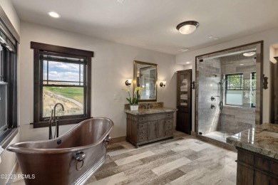 Nestled off the 11th tee box in Tuhaye, this light-filled on Talisker Club At Tuhaye in Utah - for sale on GolfHomes.com, golf home, golf lot