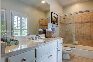 Experience refined living in this beautifully updated home on Colleton River Plantation Club in South Carolina - for sale on GolfHomes.com, golf home, golf lot