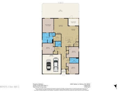 Enjoy space, privacy & upgrades in this gorgeous single story on Lennon Hills Golf Course in North Carolina - for sale on GolfHomes.com, golf home, golf lot