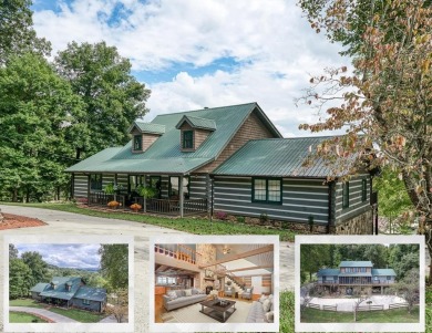 The essence of Tennessee Living! Honest Abe Log Home perched on on Hidden Valley Golf and Country Club in Tennessee - for sale on GolfHomes.com, golf home, golf lot
