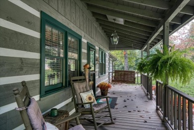 The essence of Tennessee Living! Honest Abe Log Home perched on on Hidden Valley Golf and Country Club in Tennessee - for sale on GolfHomes.com, golf home, golf lot