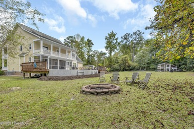 Tucked away on 1.49 private acres, this William Poole-designed on Olde Point Golf and Country Club in North Carolina - for sale on GolfHomes.com, golf home, golf lot