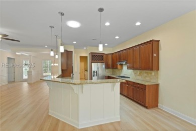 This spacious Lowcountry home in Riverton Pointe offers an open on Hampton Pointe Golf Course in South Carolina - for sale on GolfHomes.com, golf home, golf lot