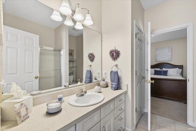 This charming home, offers the feeling of being on vacation on The Eagle Pointe Golf Resort in Indiana - for sale on GolfHomes.com, golf home, golf lot