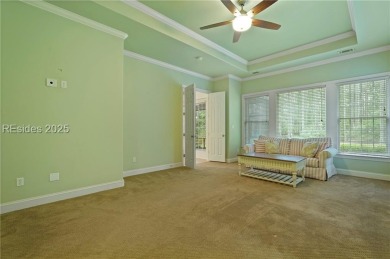 This spacious Lowcountry home in Riverton Pointe offers an open on Hampton Pointe Golf Course in South Carolina - for sale on GolfHomes.com, golf home, golf lot