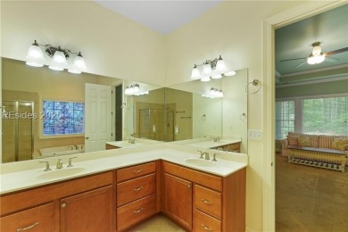 This spacious Lowcountry home in Riverton Pointe offers an open on Hampton Pointe Golf Course in South Carolina - for sale on GolfHomes.com, golf home, golf lot