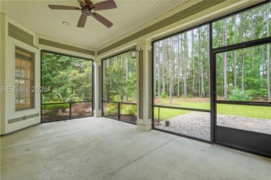 This spacious Lowcountry home in Riverton Pointe offers an open on Hampton Pointe Golf Course in South Carolina - for sale on GolfHomes.com, golf home, golf lot