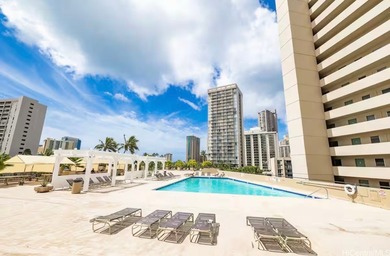 Stunning high floor one bedroom condo at Waikiki Hawaiian on Ala Wai Golf Course in Hawaii - for sale on GolfHomes.com, golf home, golf lot