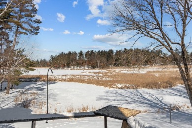 This charming 1.5-story home offers water access to Lake Iola on Glacier Wood Golf Club in Wisconsin - for sale on GolfHomes.com, golf home, golf lot