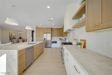 Gorgeous single story home nestled in Summerlins' best guard on Siena Golf Club in Nevada - for sale on GolfHomes.com, golf home, golf lot