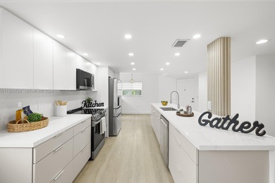 Beautifully renovated 2 bedroom, 2 bath residence overlooking on Flamingo Lakes Country Club in Florida - for sale on GolfHomes.com, golf home, golf lot