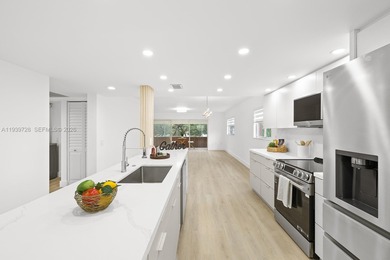 Beautifully renovated 2 bedroom, 2 bath residence overlooking on Flamingo Lakes Country Club in Florida - for sale on GolfHomes.com, golf home, golf lot